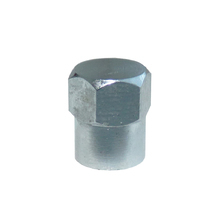 CT Metal valve cap, chromium plated