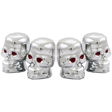 Set of valve caps - skulls (4 pcs)