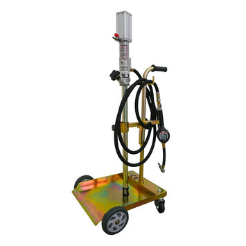 Mobile oil dispensing kit for 20 - 60 kg barrels