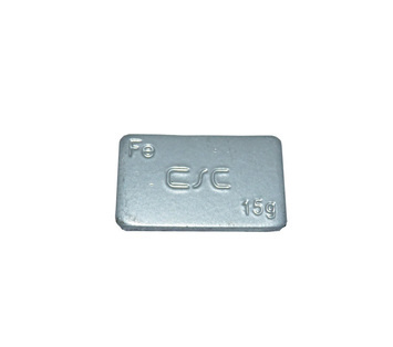 Samolepiace závažie FEC-PL 15 g - šedý lak