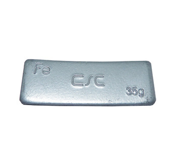 Samolepiace závažie FEC-PL 35 g - šedý lak
