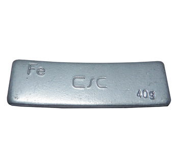 Samolepiace závažie FEC-PL 40 g - šedý lak