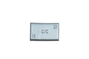 Zinkové samolepiace závažie ZNC 15g - šedý lak